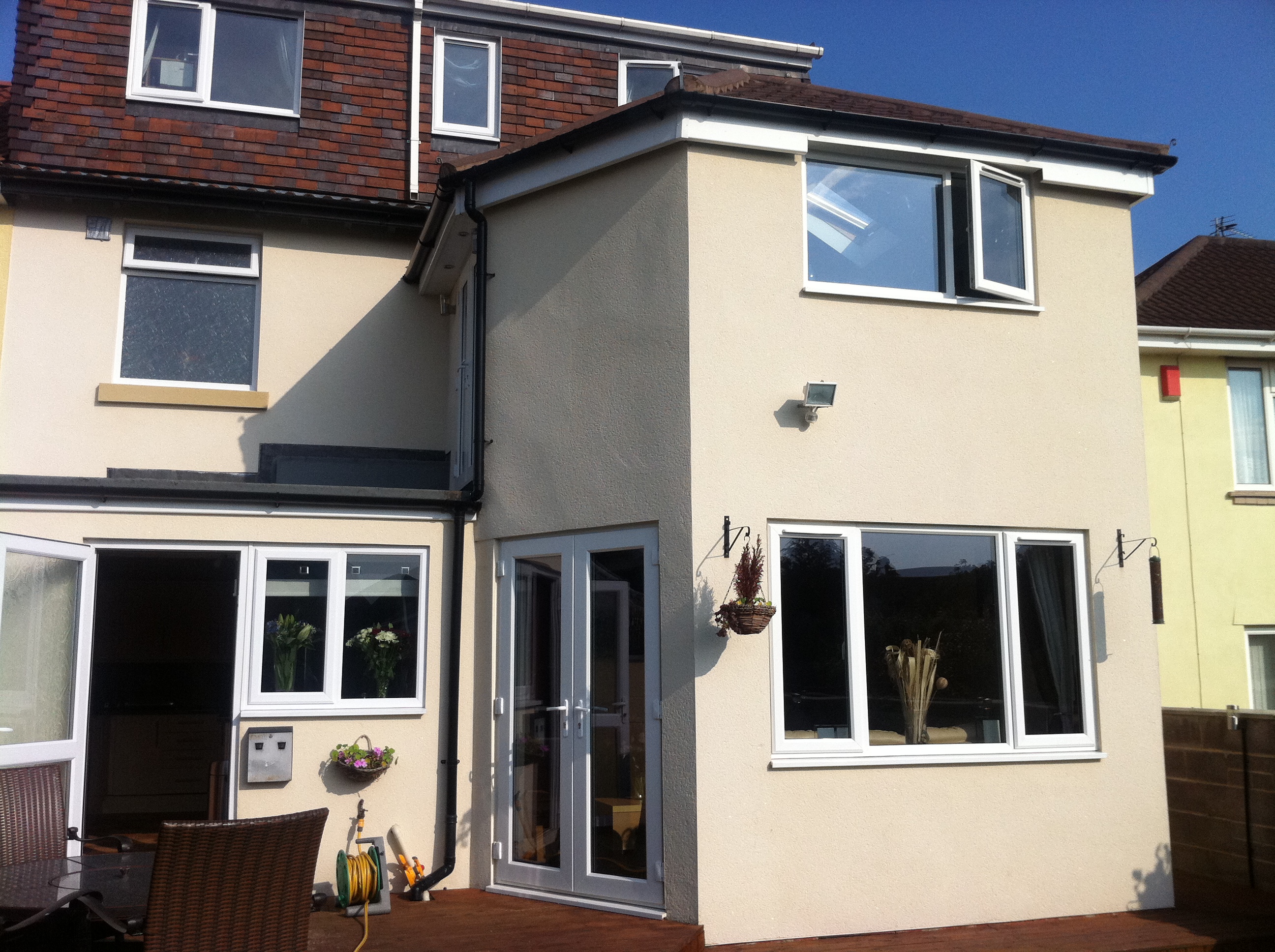 Front of property with extensions 2